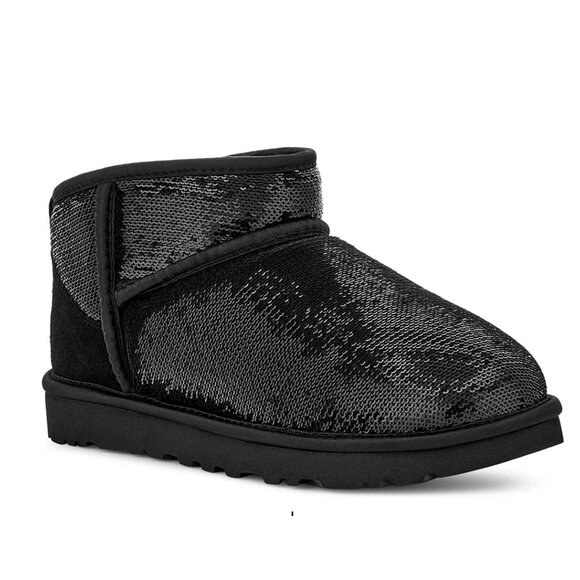 UGG Classic UL Mini Mirror Ball Boot, Size 7, New in Box